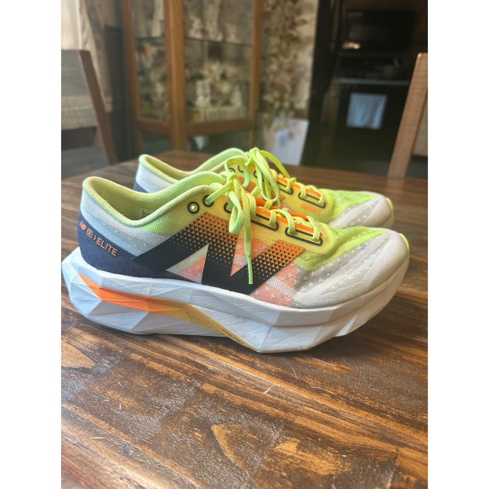 New Balance FuelCell SuperComp Elite v4 Women's 9B Neon Yellow Running WRCELLA4